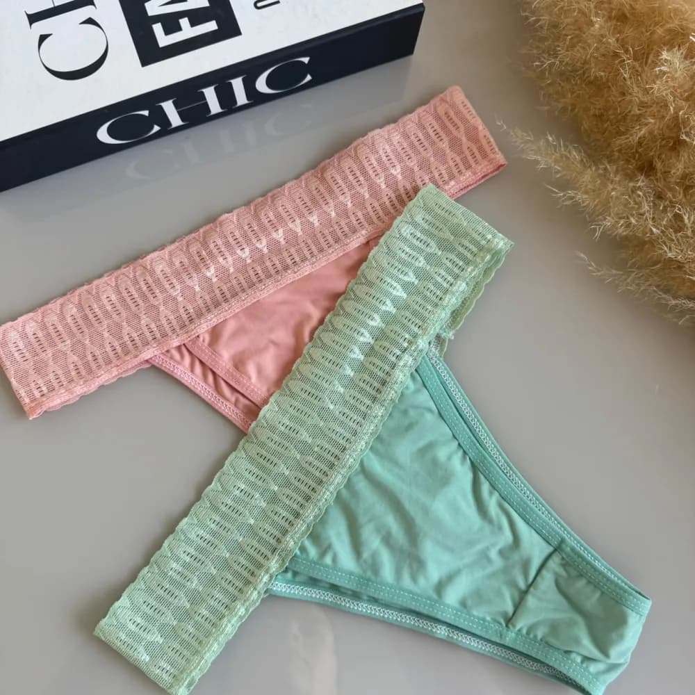 Calcinha Conforto Microfibra Cos Renda 1