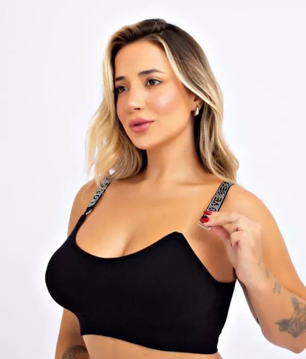 Topper S Costura Canelado Love Secret 1