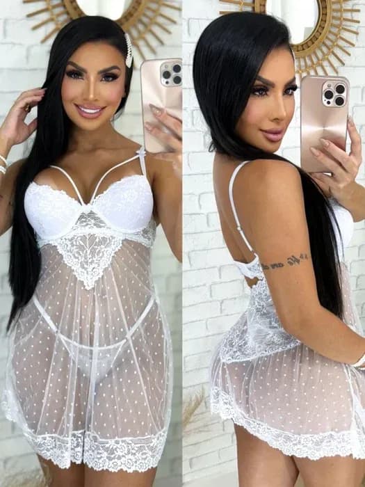 Camisola C Bojo Strappy Celina Renda 5